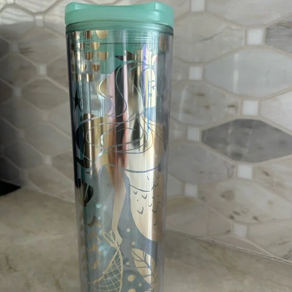 black shiny starbucks cup Starbucks Asia 2024 Christmas Sparkling Black and Grey series Black  Rhinestone Stainless steel Tumbler cup 16oz